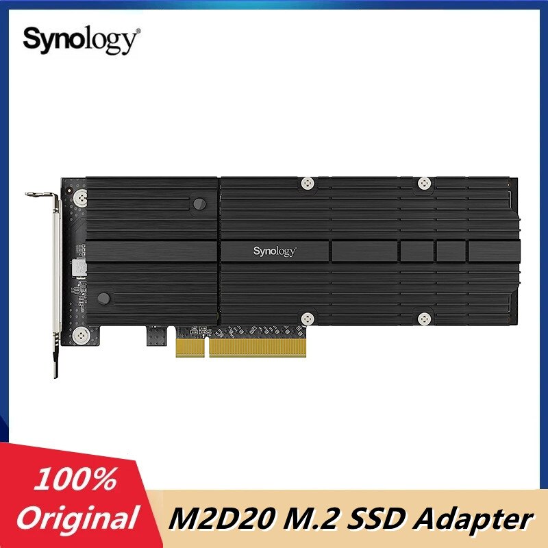 Synology    ī, M.2 NVMe ī, PCIe 3.0x8 ũ ̼ NAS, M.2 SSD , M2D20